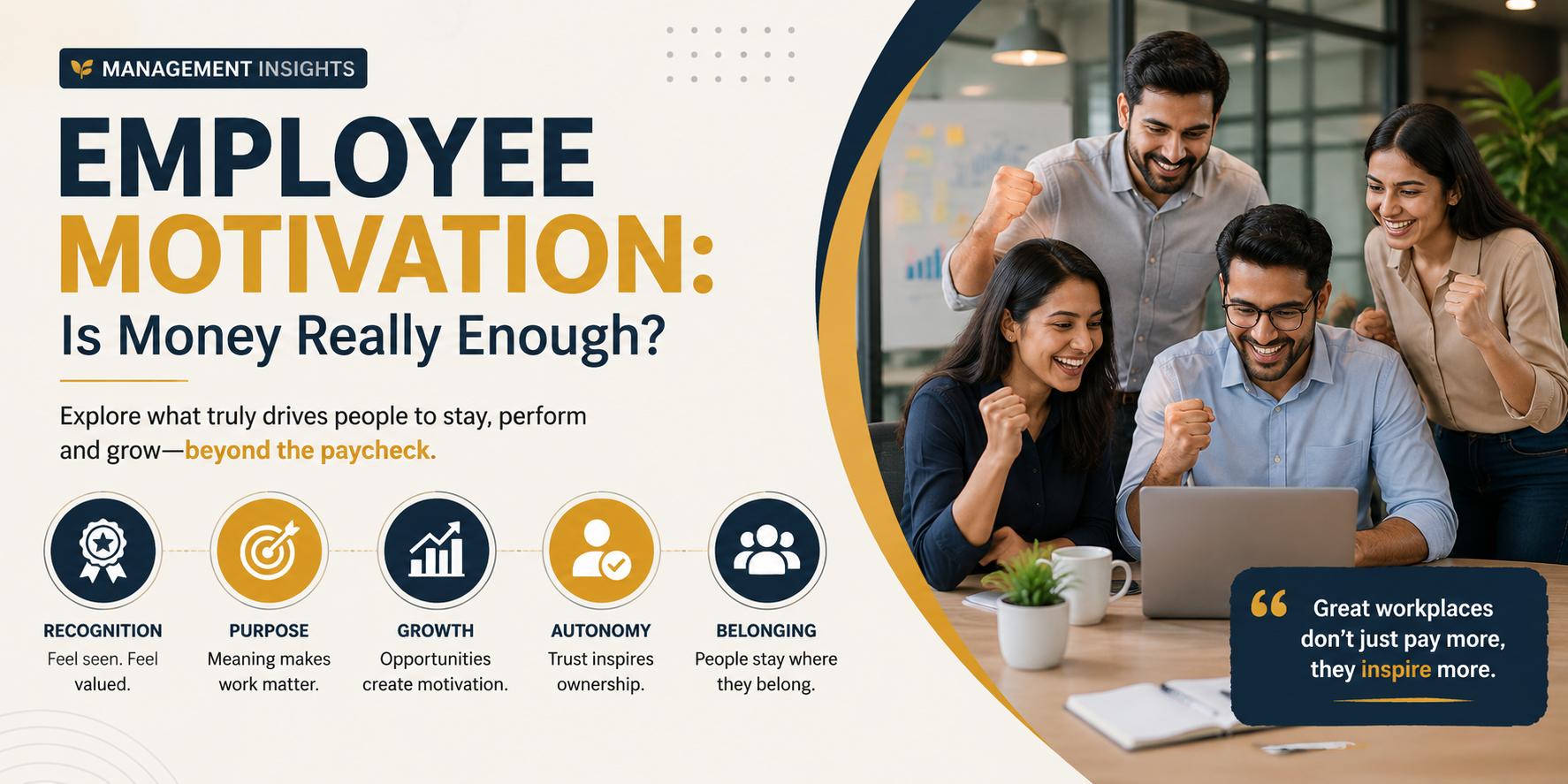 Employee Motivation: Is Money Really Enough?